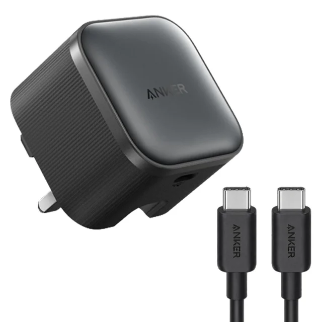 شارژر دیواری انکر مدل B2692 توان ۴۵ وات همراه کابل USB-C